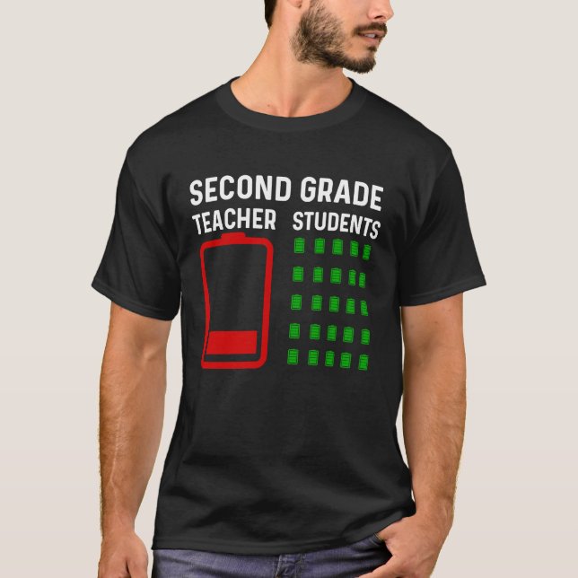 Camiseta End Of Year Teacher  2nd Grade Goodbye Teacher Bat (Frente)
