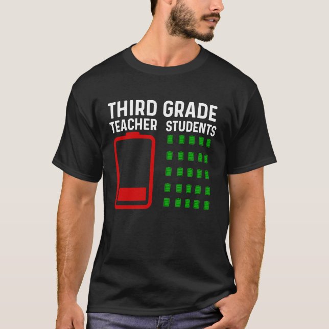 Camiseta End Of Year Teacher  3rd Grade Goodbye Teacher Bat (Frente)