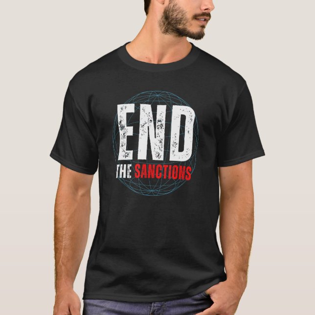 Camiseta End the Sanctions Anti War (Frente)