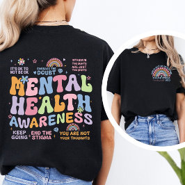 Camiseta End the Stigma Around OCD Retro Mental Health