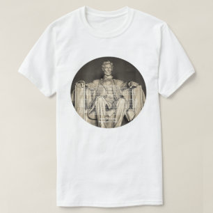 Camiseta Endereço de Lincoln em Gettysburg 19 de novembro d