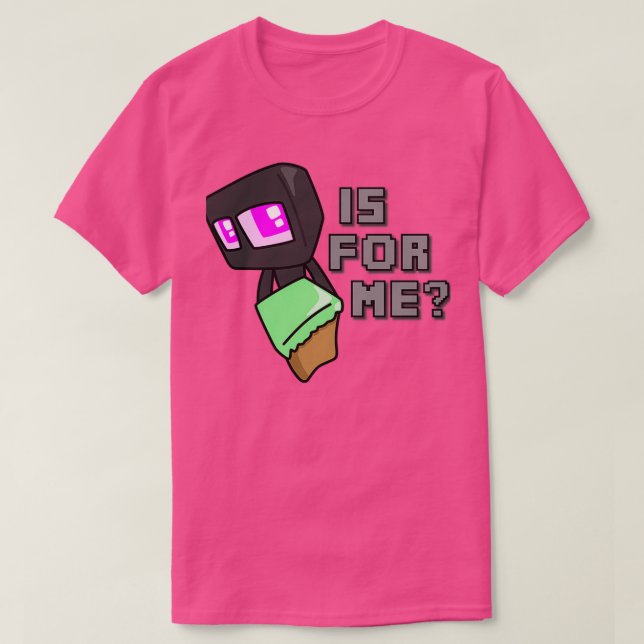 Camiseta Enderman bonito é para mim (Frente do Design)