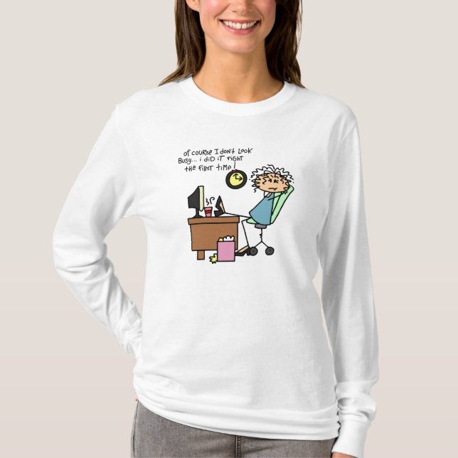 Camiseta Endireite a primeira vez o humor (Frente)