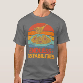 Camiseta Endless Pastabilities Pasta Lover Italian Food vin