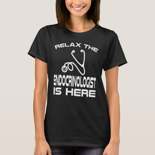 Camiseta Endocrinologista Roupa dos Endocrinologistas Des (Frente)