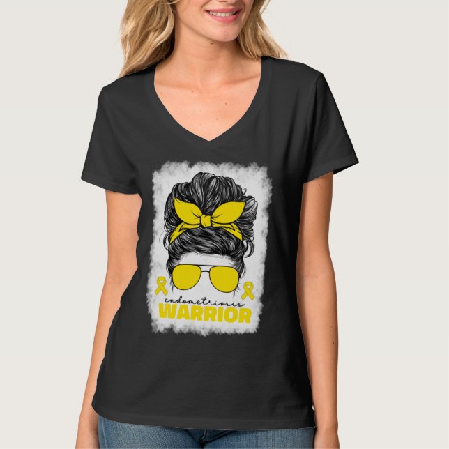 Camiseta Endometriosis Warrior For Women Mom Endometriosis  (Frente)
