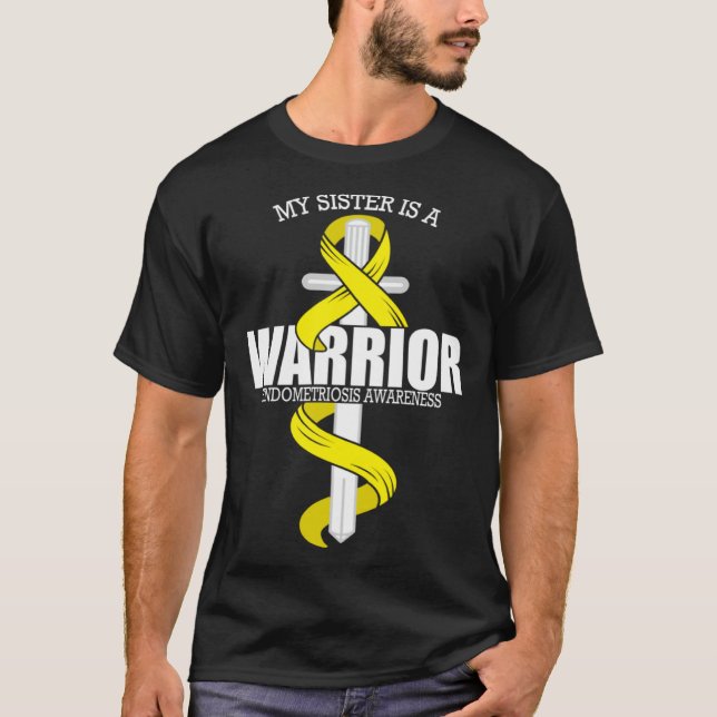 Camiseta Endometriosis Warrior Sister Endometriosis Awarene (Frente)