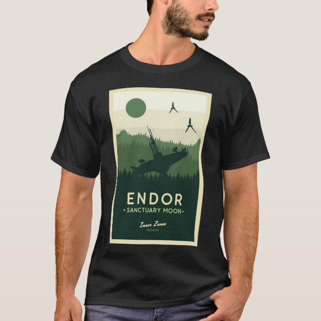 Camiseta Endor, Lua Santuário (Frente)
