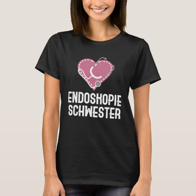 Camiseta Endos Schwester Nurse Care Proud Profession (Frente)