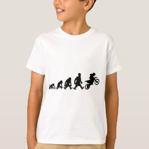 Camiseta enduro da experimentação do moto