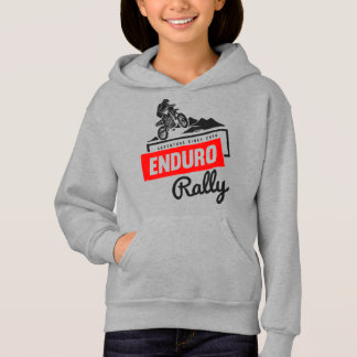 Camiseta Enduro Rally Adventure Hoodie - Retro Dirt Bike 