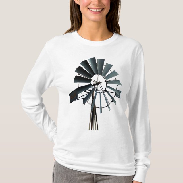 Camiseta Energia alternativa - poder do moinho de vento do (Frente)