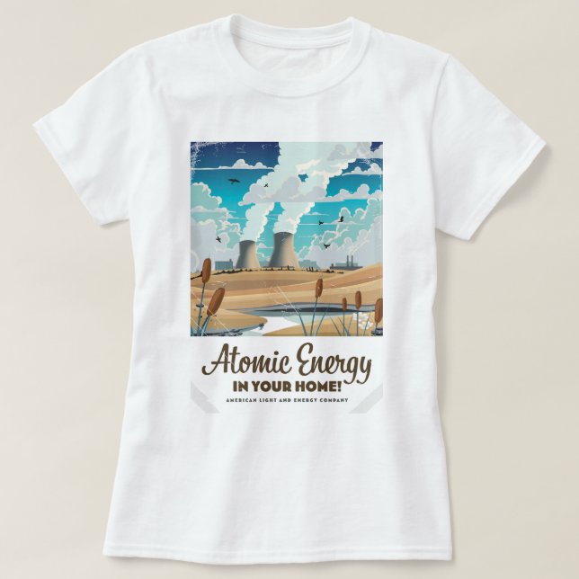 Camiseta Energia Atômica Comercial  (Frente do Design)