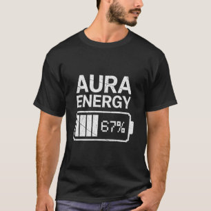 Camiseta Energia Aura Em 67 Meme Divertido Seis Sete Geraçã