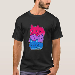 Camiseta Energia Bi Esposa Gato Fofo Apoio Lgbq Lésbica Bis