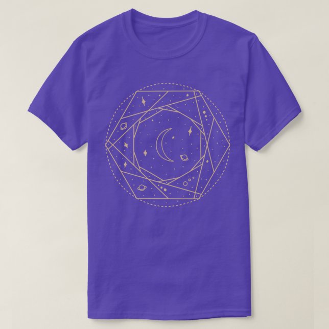 Camiseta Energia celestial (Frente do Design)