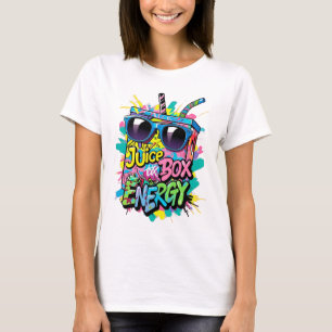 Camiseta Energia com Caixa de Sumo Tee de Arte de Rua Vib