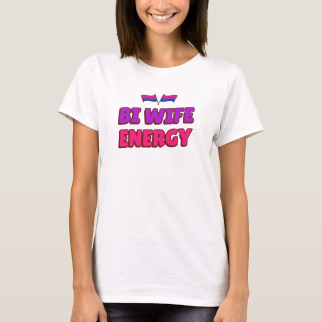 Camiseta Energia de Esposa Bi (Frente)