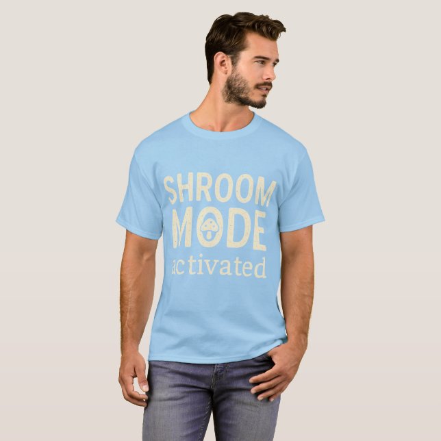 Camiseta Energia de Fungos Ativada (Frente Completa)