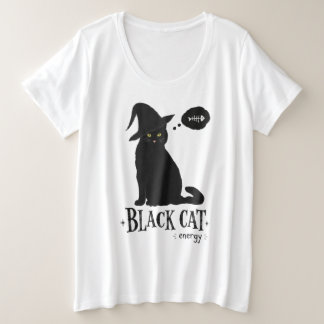 Camiseta Energia de Gata Preta