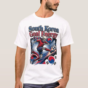 Camiseta Energia de Gol da Coreia do Sul Esqueleto Atacante