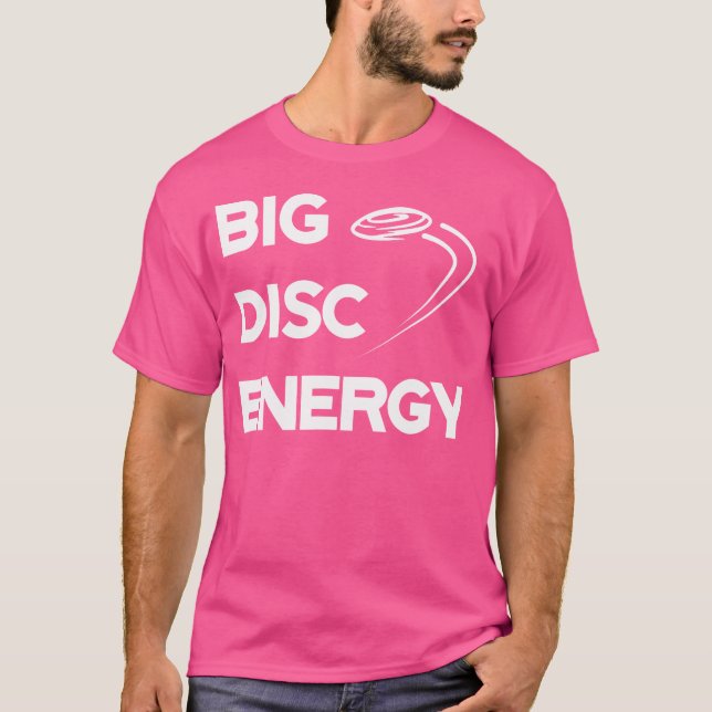 Camiseta Energia de Golf de Grande Disco (Frente)