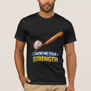 Camiseta Energia de Jogador de Beisebol – Vibrações do Dia