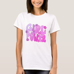 Camiseta Energia de Leopardo Roxo