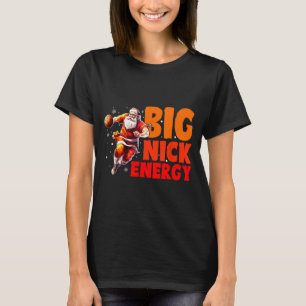 Camiseta Energia de Natal do Grande Nick Fofo Basquetebol