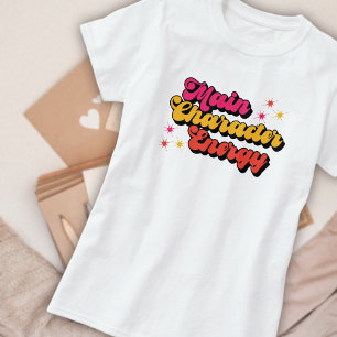 Camiseta Energia de Personagem Principal Livresco 