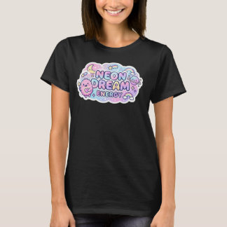 Camiseta Energia de Sonho Neon Kawaii - Estética Pastel