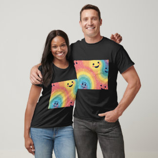 Camiseta Energia de sorriso arco-íris