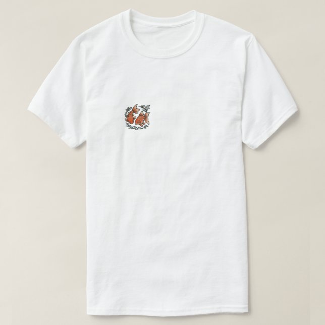 Camiseta Energia divina - Kanji Japonês de "天" (Frente do Design)