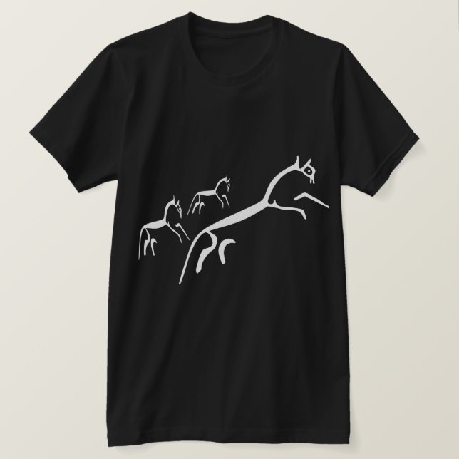 Camiseta Energia do cavalo antigo - Personalizada (Frente do Design)
