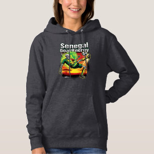 Camiseta Energia do Gol do Senegal Esqueleto Atacante Naçõe