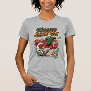 Camiseta Energia do Golfe Marrocos Esqueleto Atacante Naçõe