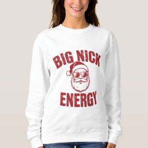 Camiseta Energia do Grande Nick Piada de Natal Engraçada e