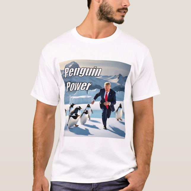 Camiseta Energia do pinguim (Frente)
