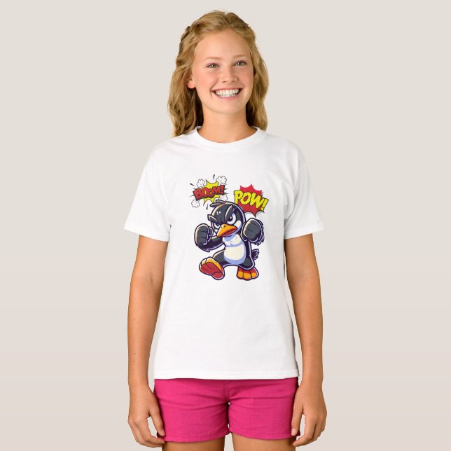 Camiseta Energia do pinguim (Frente Completa)