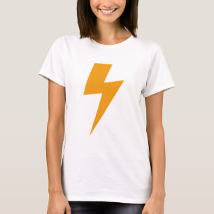 Camiseta Energia do Trovão Amarelo Impresso