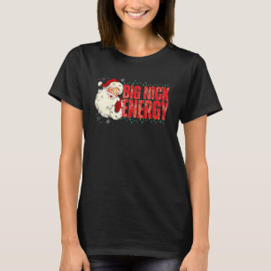 Camiseta Energia Grande do Papai Noel Natal Fofo