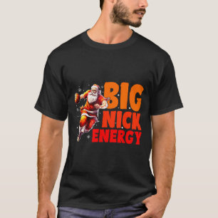 Camiseta Energia Natalina Divertida do Grande Nick Basquete