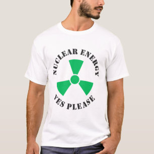 Camiseta Energia Nuclear, Sim, Por Favor, Convite À Energia