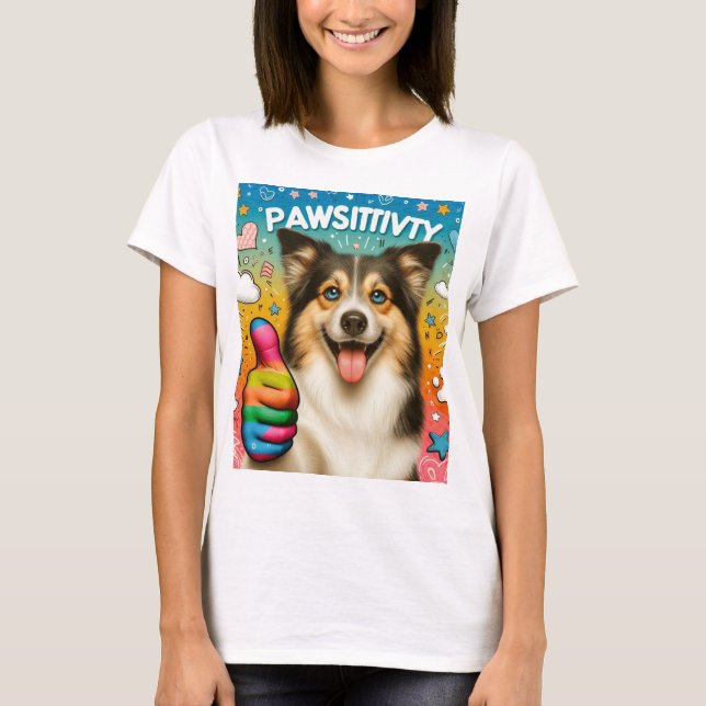Camiseta Energia pawsitiva (Frente)