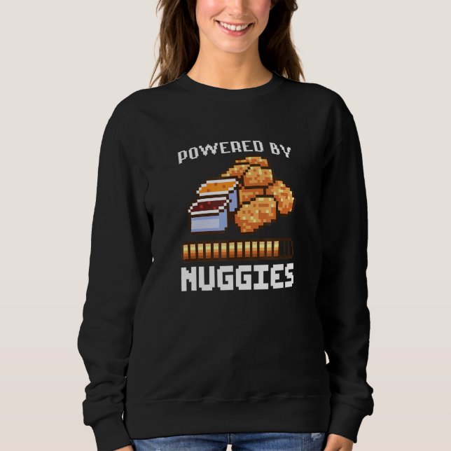 Camiseta Energia por Nuggies Estilo de Arte Pixalado Nugge (Frente)