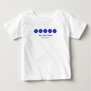 Camiseta Energia Positiva Personalizada Olho Azul Floral do