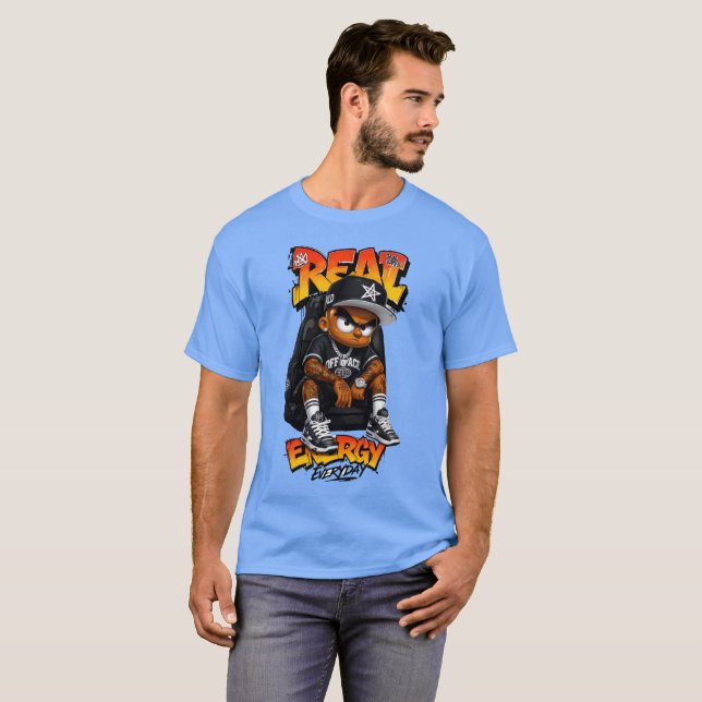 Camiseta Energia Real Todos os Dias (Frente Completa)