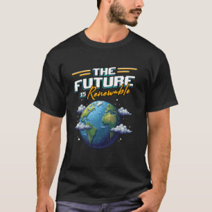 Camiseta Energia renovável no Dia da Terra