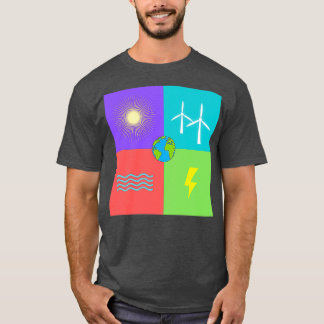 Camiseta Energia renovável nossa Terra