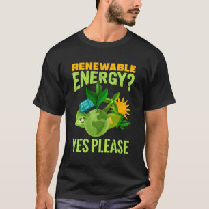 Camiseta Energia renovável Sim Energia verde